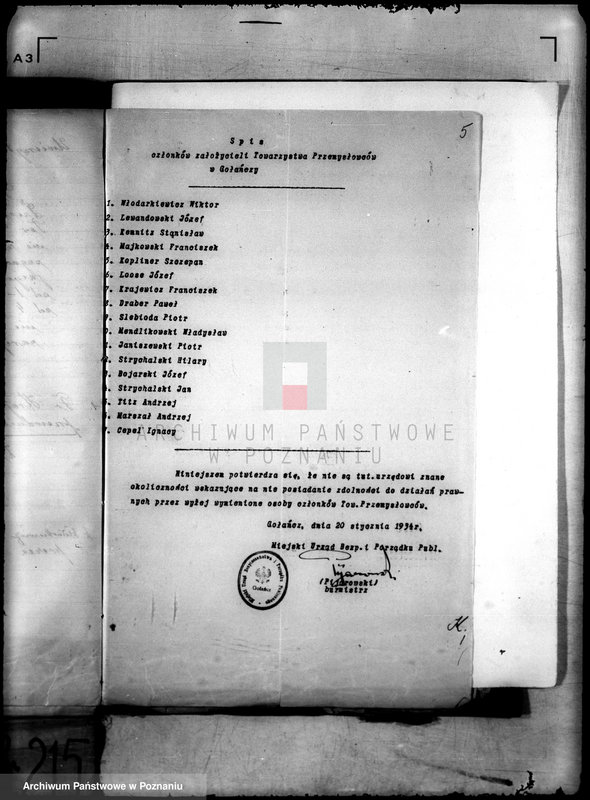 Obraz 8 z jednostki "/Towarzystwo Przemysłowców w Gołańczy powiat wągrowiecki/"