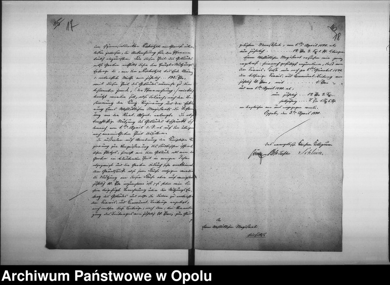 Obraz 14 z jednostki "Acta specialia des Magistrats zu Oppeln betreffend: die Entrichtung von Servis- und Communal-Beiträgen von dem, in den Besitz der evangelischen Gemeine übergangenen ehemaligen Minoriten - Klostergebäude de Anno 1839"