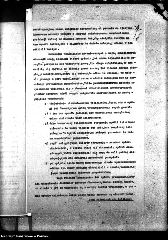 Obraz 8 z jednostki "Sprawy szczegółowo-administracyjne Aprowizacja rolnictwa uruchomienie na Kresach Wschodnich"