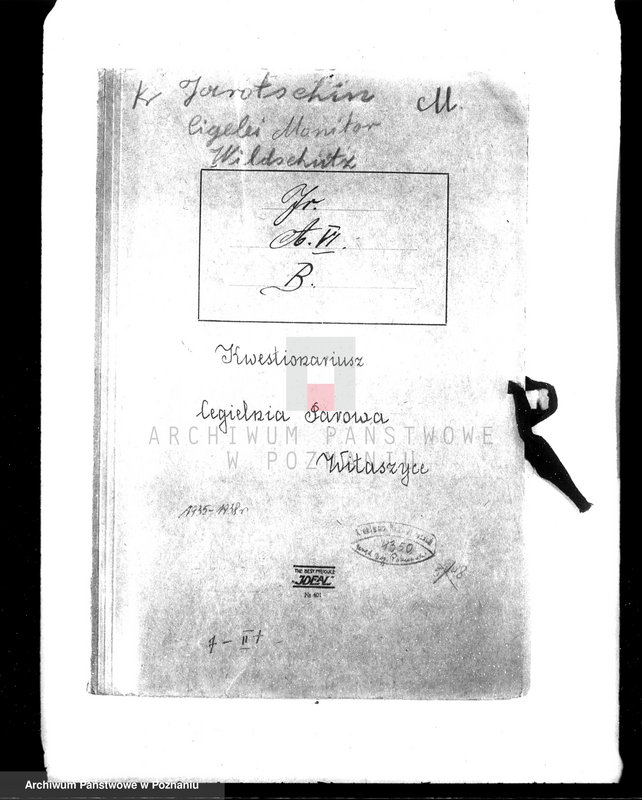 Obraz 4 z jednostki "Kwestionariusz Cegielnia Parowa w Witaszycach pow. jarociński"