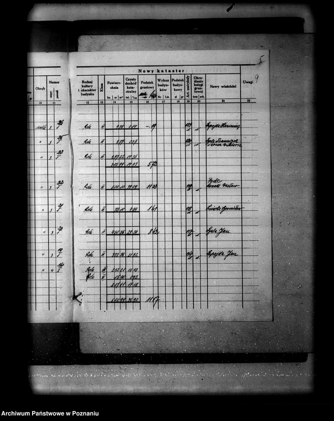 Obraz 13 z jednostki "Ostateczny rejestr pomiarowy gromady Mochle powiatu bydgoskiego"