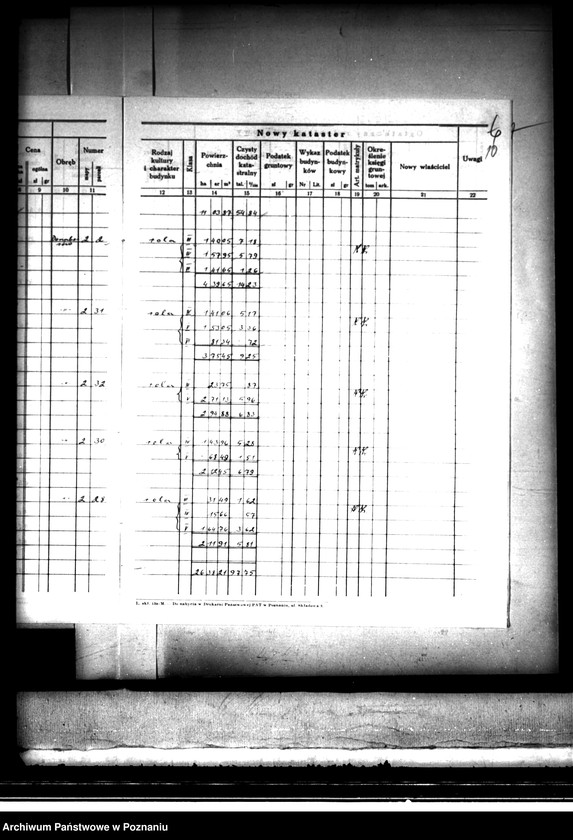 Obraz 15 z jednostki "Ostateczny rejestr pomiarowy majątku Donaborów powiat kępiński"