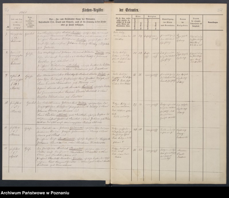 Obraz 17 z jednostki "[Akta urodzeń i chrztów, ślubów, zgonów]"