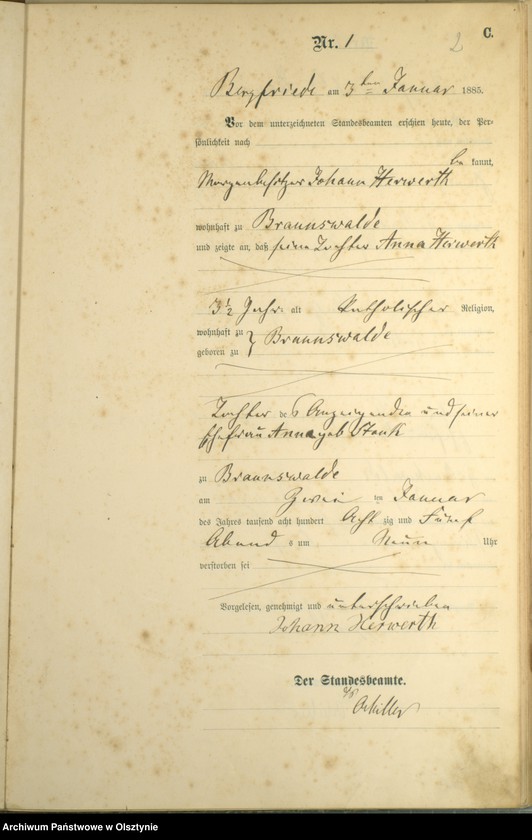 image.from.unit.number "Sterbe-Haupt-Register Nr 1 - 114"