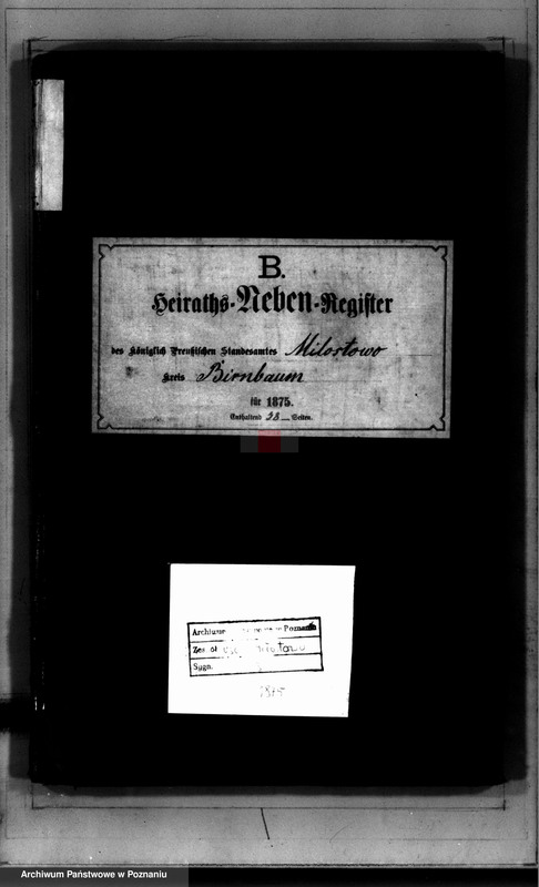 Obraz 1 z jednostki "Księga małżeństw"