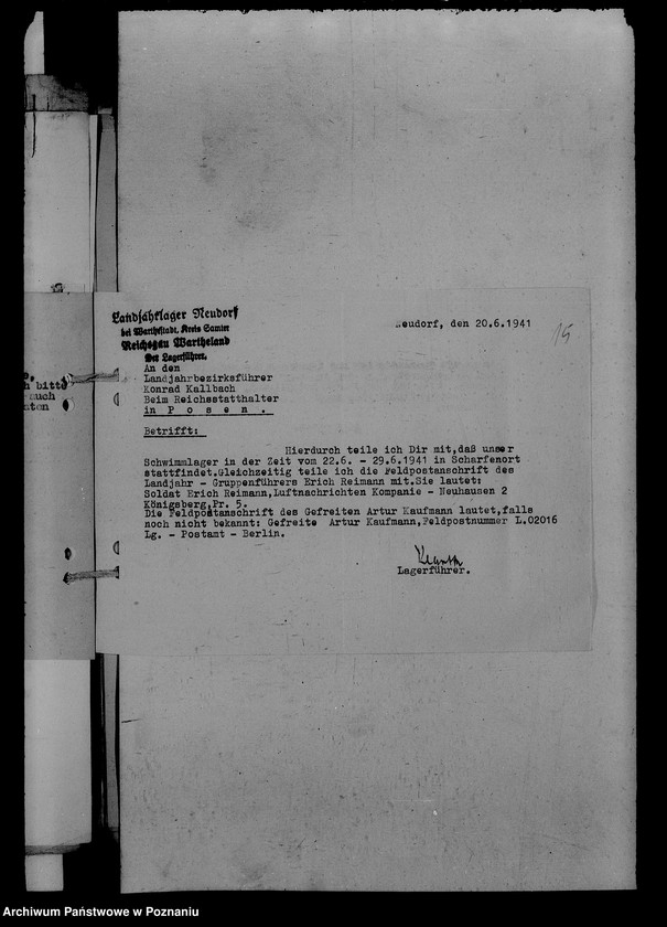 Obraz 19 z jednostki "Feldpost (korespondencja z żołnierzami)"