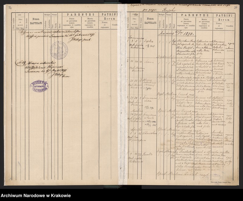 image.from.unit.number "Księga urodzeń parafii Szczurowa"