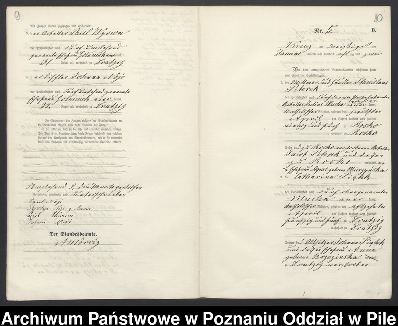 Obraz 8 z jednostki "Księga małżeństw"