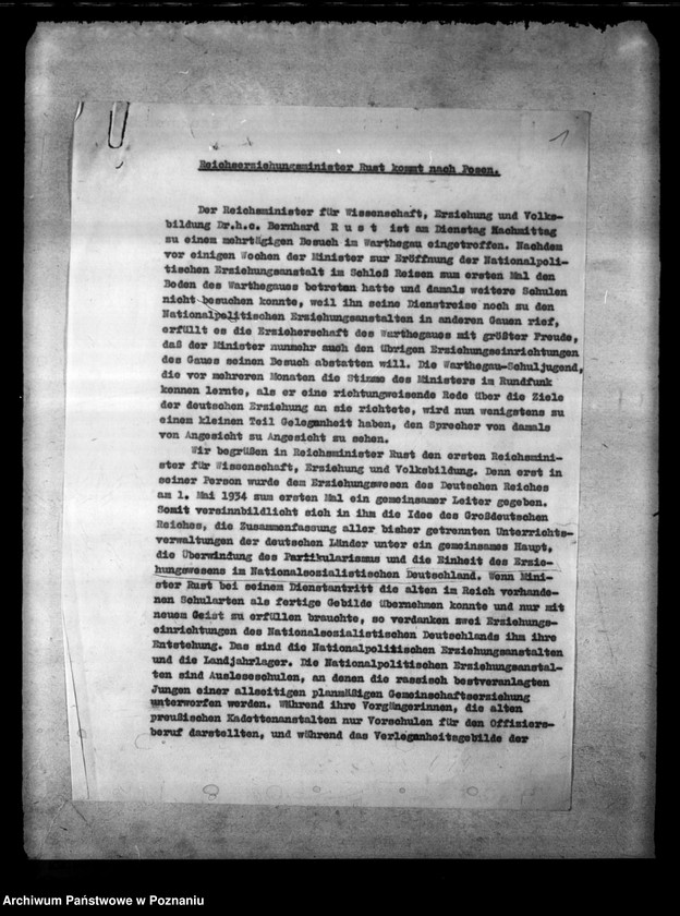 Obraz 5 z jednostki "Informacja o wizycie ministra B. Rusta w Kraju Warty"