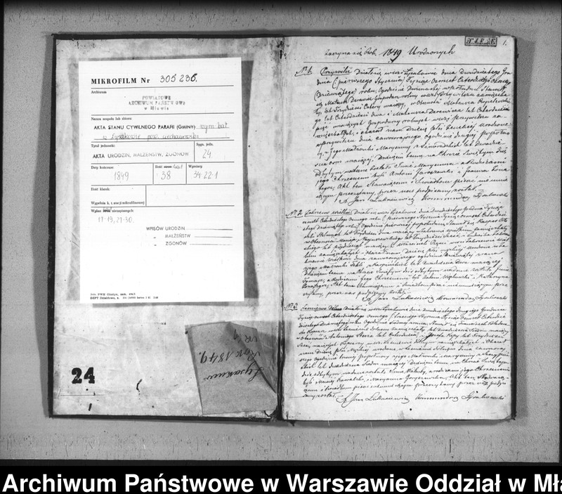 image.from.unit.number "Akta urodzin, małżeństw i zgonów"