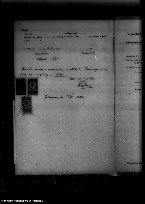 Obraz 9 z jednostki "Krzesiny powiat poznański własność Krych nr woj. kotła 5587"