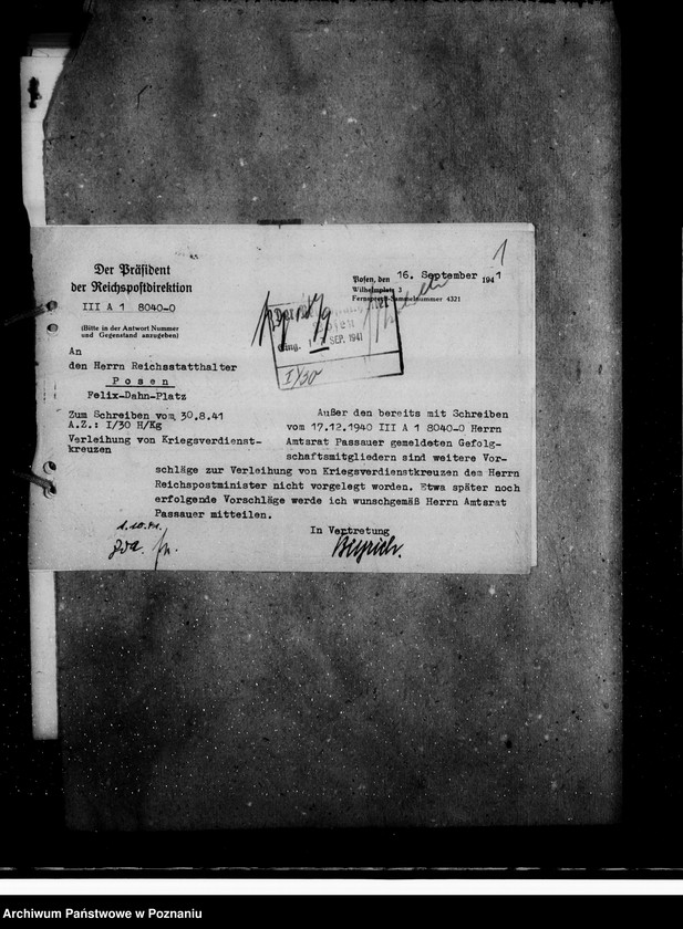 Obraz 6 z jednostki "Kriegsverdienstkreuze"