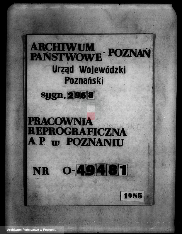 Obraz 1 z jednostki "Skarb Państwa przeciwko Ottonowi Timm z powodu zaległego remontu i braku zapasów w majątku Karnówko powiatu wyrzyskiego"