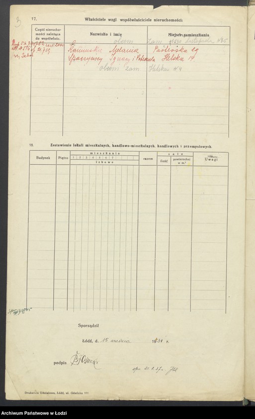 image.from.unit.number "Księga inwentarzowa nieruchomości m. Łodzi ul. Helska"