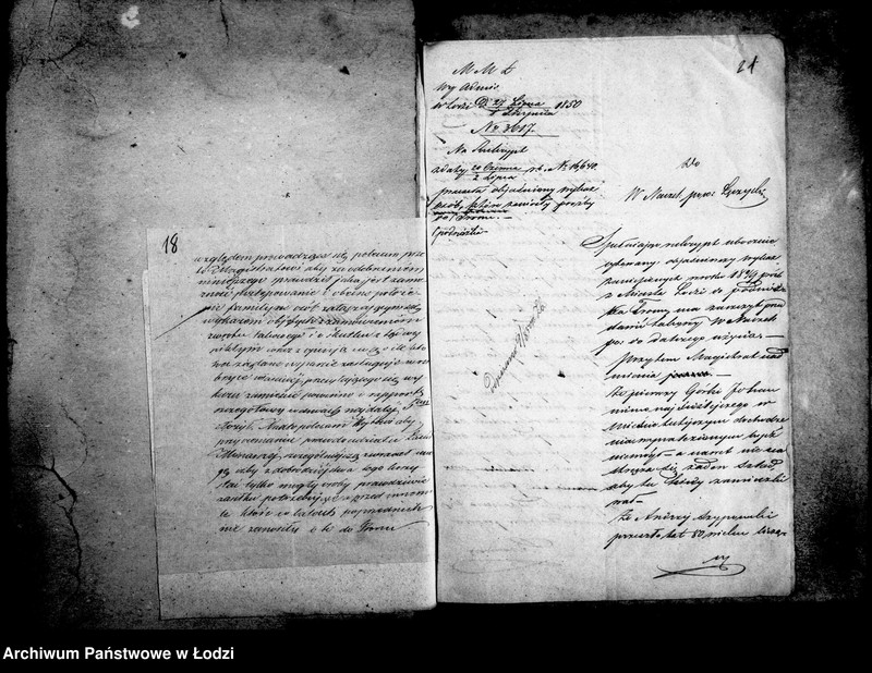 Obraz 18 z jednostki "Akta tyczące się zanoszenia próśb do tronu"