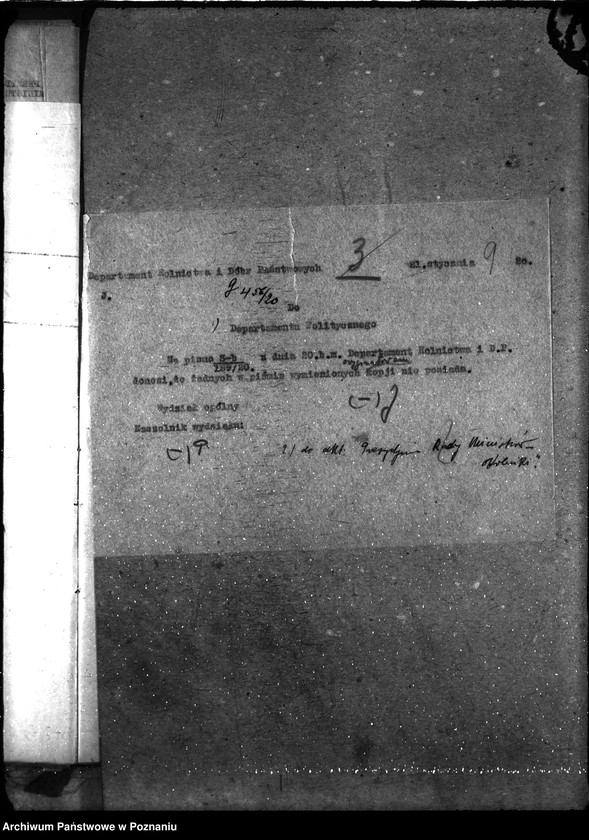 Obraz 14 z jednostki "Sprawy gospodarcze-ogólne Prezydium Rady Ministrów - okólniki 1920"