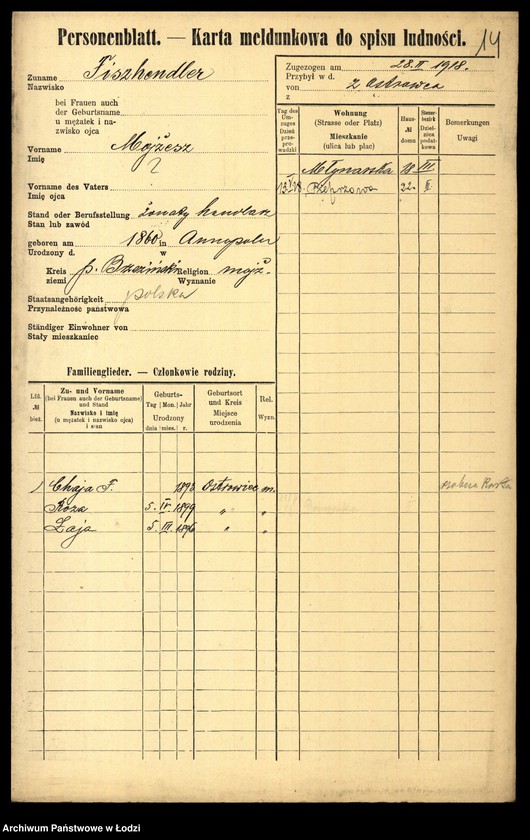 image.from.unit.number "[Spis ludności Łodzi] Fiszerman - Flaszek"