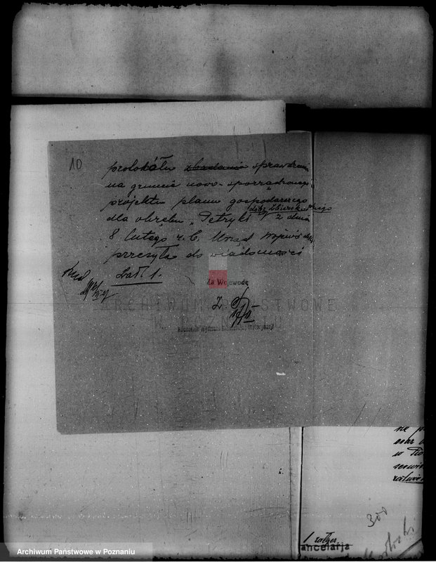 Obraz 14 z jednostki "Lustracja lasu majątku Zbiersk i Petryki powiatu kaliskiego oraz zatwierdzenie uzupełnienia planu gospodarstwa leśnego"