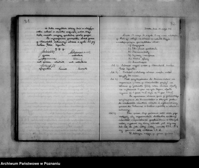 Obraz 20 z jednostki "Protokoły zebrań zarządu, plenarne"