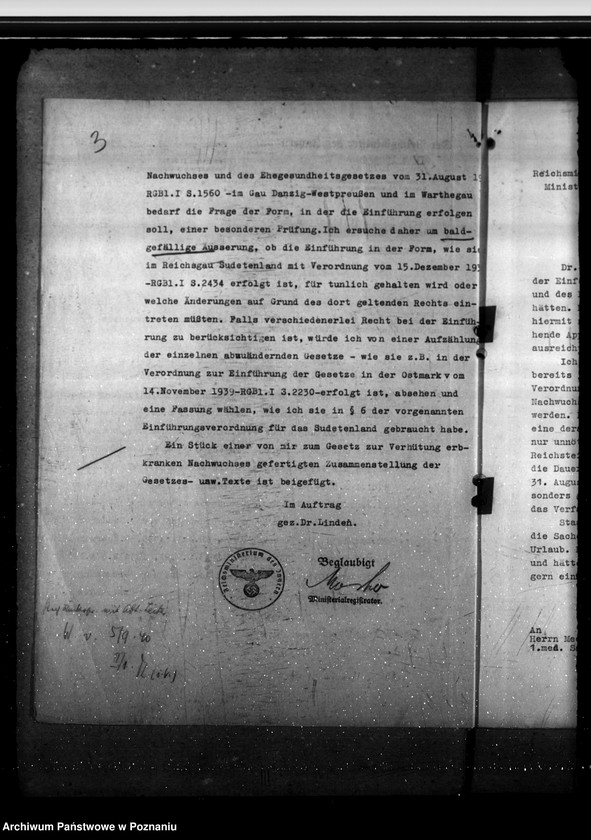 Obraz 6 z jednostki "Gesetz zur Verhütung erkrankten Zackwuchses"