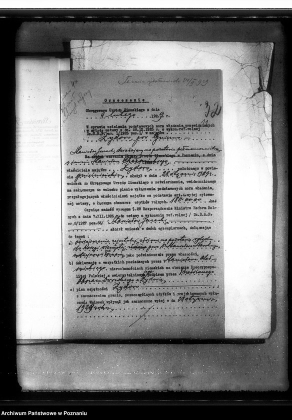 Obraz 15 z jednostki "Majątek Żydowo wyłączenie z art. 4 i 5 ustawy o reformie rolnej Stanisław Chełmicki"