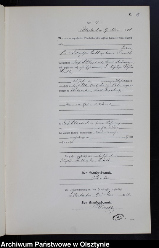 image.from.unit.number "Sterbe-Neben-Register Nr 1 - 39"