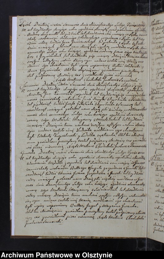 image.from.unit.number "Akta Urodzonych Zmarłych Zaślubionych w parafii Sarnowskiey w roku 1832"