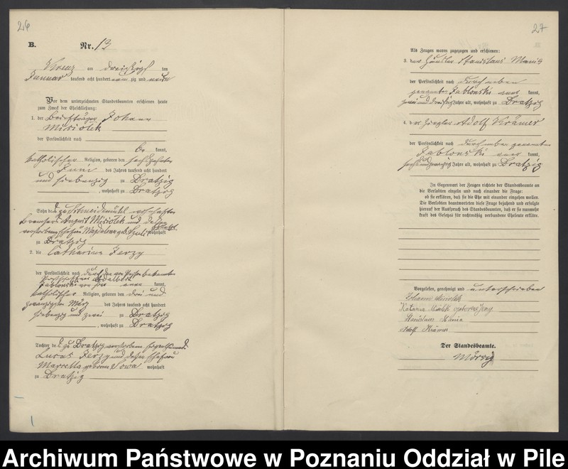 Obraz 16 z jednostki "Księga małżeństw"