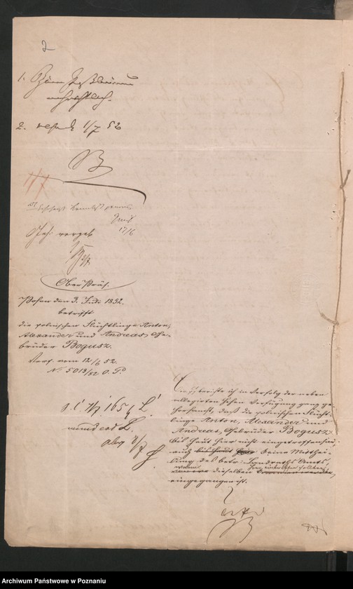 Obraz 5 z jednostki "A. betr. Anton Bogucz Gutspächter und seinen Bruder Alexander"