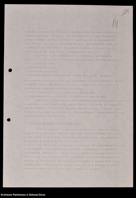 image.from.unit.number "Protokóły z posiedzeń Komisji Wychowania i Oświaty Wojewódzkiej Rady Narodowej w Zielonej Górze"