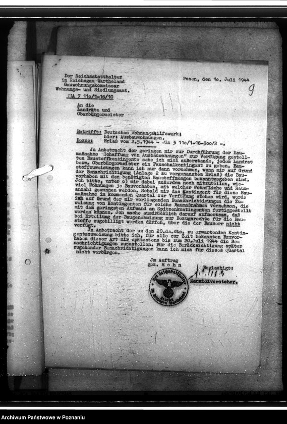 Obraz 13 z jednostki "Bauliche Massnahmen des Deutschen Wohnungshilfswerks ausschliesslich der Behelfsheime"