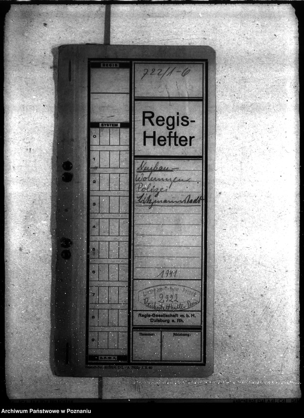 Obraz 4 z jednostki "Neubau. Wohnungen der Polizei - Litzmannstadt"