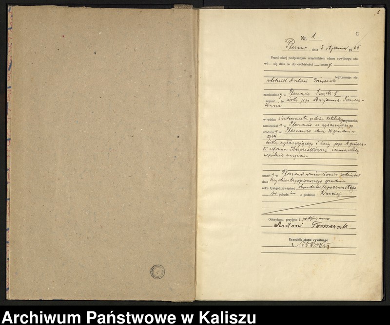 Obraz 4 z jednostki "[Księga zgonów]"
