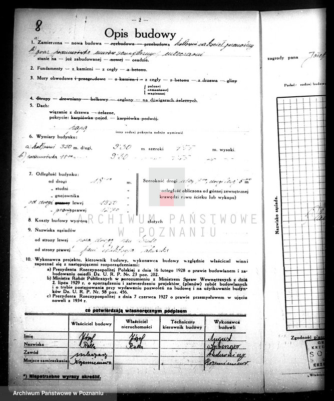 Obraz 14 z jednostki "Projekt urządzenia mleczarni J. Rolli w Krzemieniewie, pow. leszczyński"