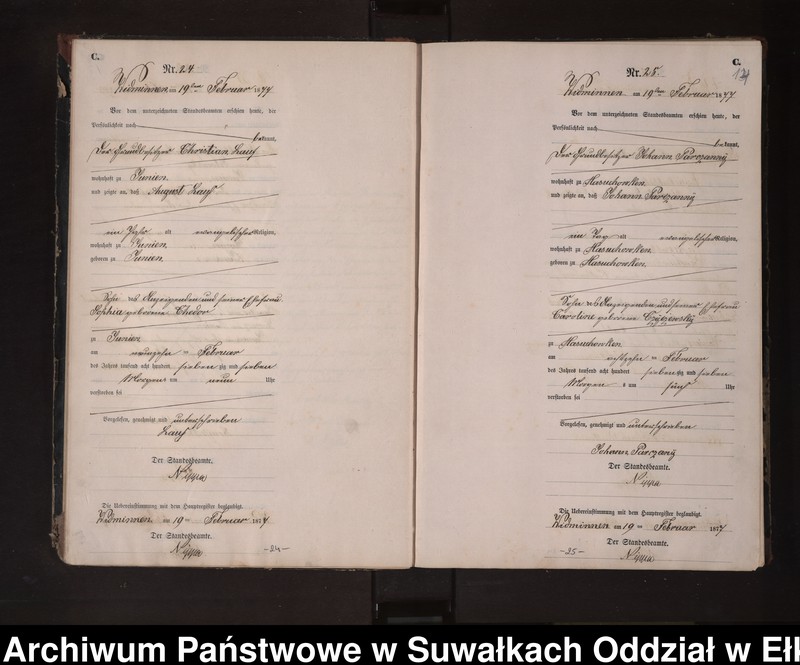 image.from.unit.number "Sterbe-Neben-Register des Preussischen Standes-Amtes Widminnen Kreis Loetzen"