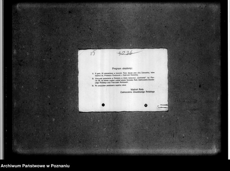 Obraz 20 z jednostki "Korespondencja przewodniczącego St. Ratajczyka"