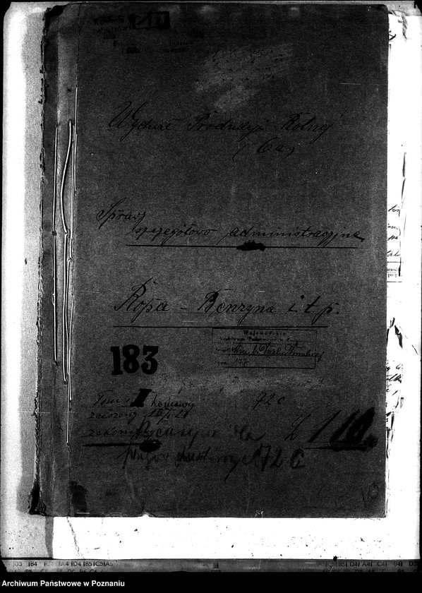 Obraz 4 z jednostki "Sprawy szczegółowo-administracyjne Ropa, benzyna itp.."