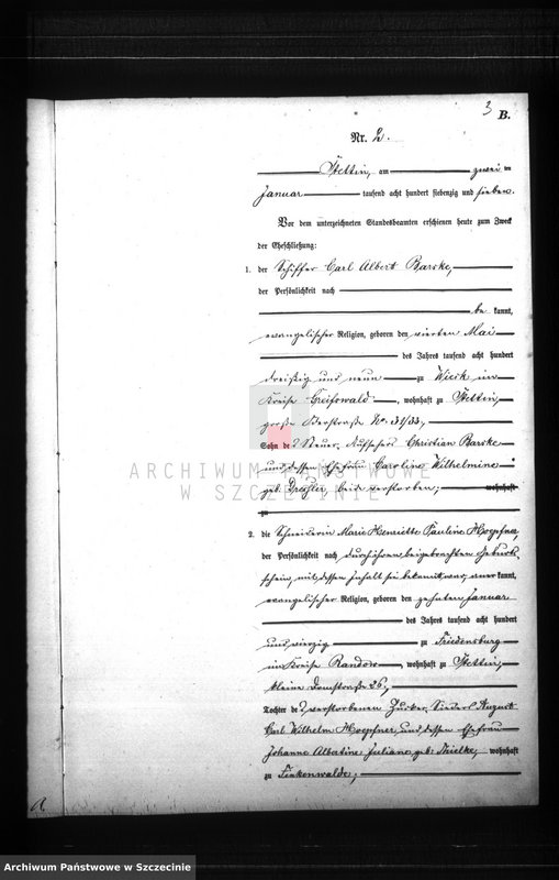 Obraz 6 z jednostki "Heiraths-Register (Neben-Register) Band I"