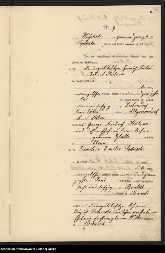 Obraz 19 z jednostki "Heiraths-Haupt-Register"