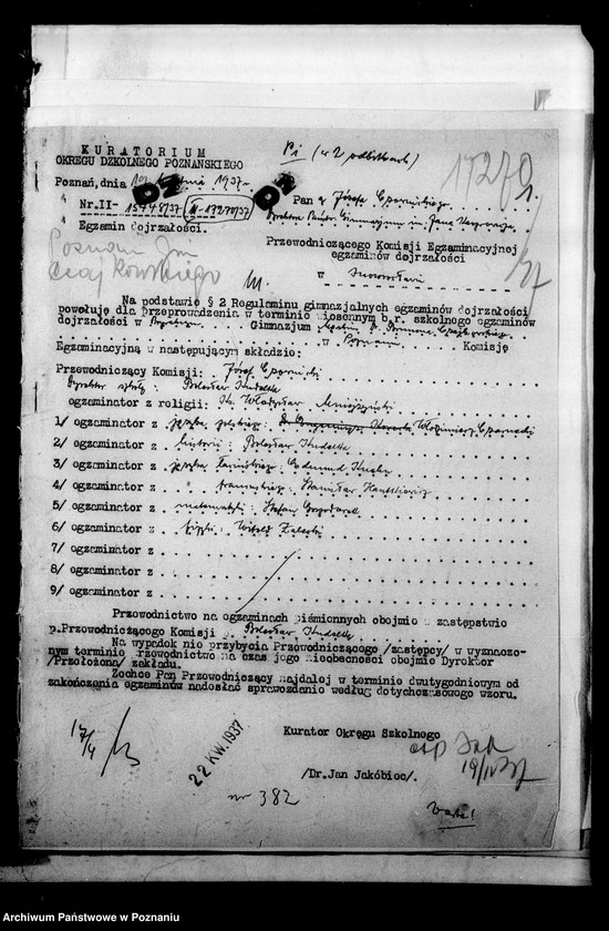 Obraz 4 z jednostki "Prywatne Gimnazjum Czajkowskiego- Poznań [wykaz uczniów klasy VIII- ej]"