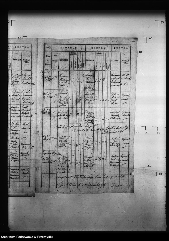 Obraz 14 z jednostki "[Kopie ksiąg metrykalnych parafii Miżyniec z filiami Gdeszyce, Zrotowice (dekanat Niżankowice)]"