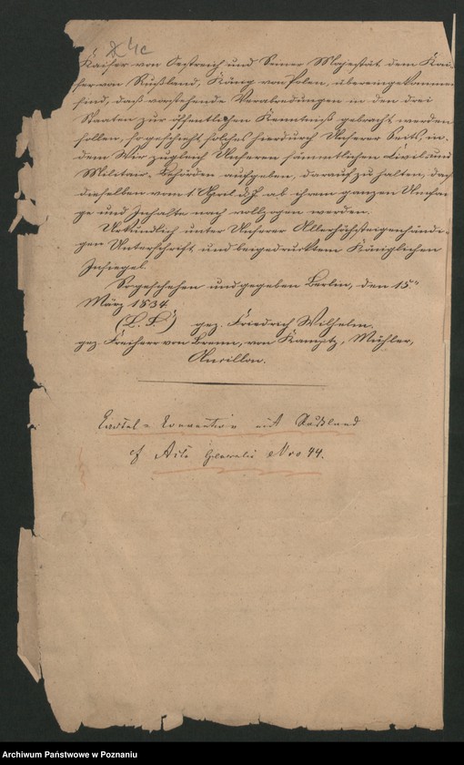 Obraz 13 z jednostki "A. gen. betr. das polnische Flüchtlingswesen in der Provinz Posen. Hierzu Verzeichnis der ausgewiesenen Ausländer"