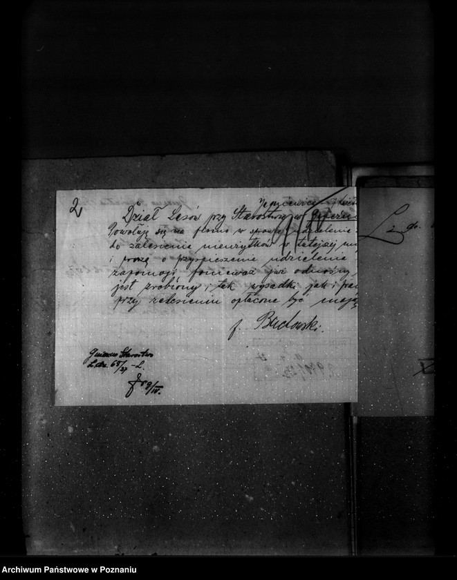image.from.unit.number "Majętność leśna Jagniewice powiat wągrowiecki"