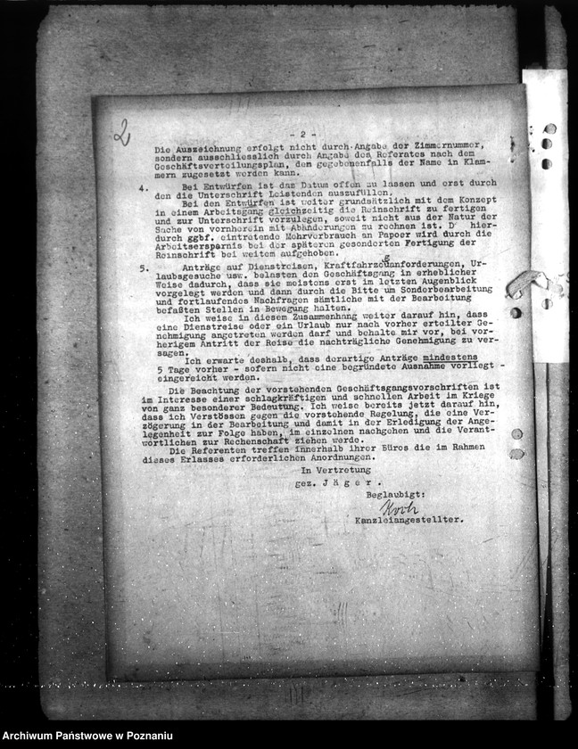 Obraz 6 z jednostki "Vereinfachung und Beschleunigung der Verwaltung"