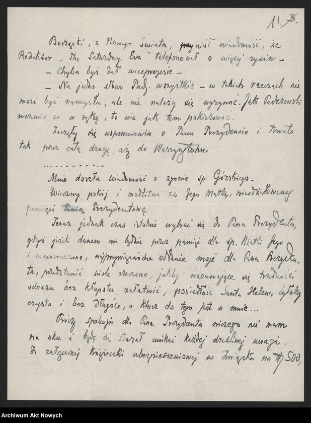 image.from.unit.number "Orłowski Józef; Załączniki: 1) list C. B. Orcutt