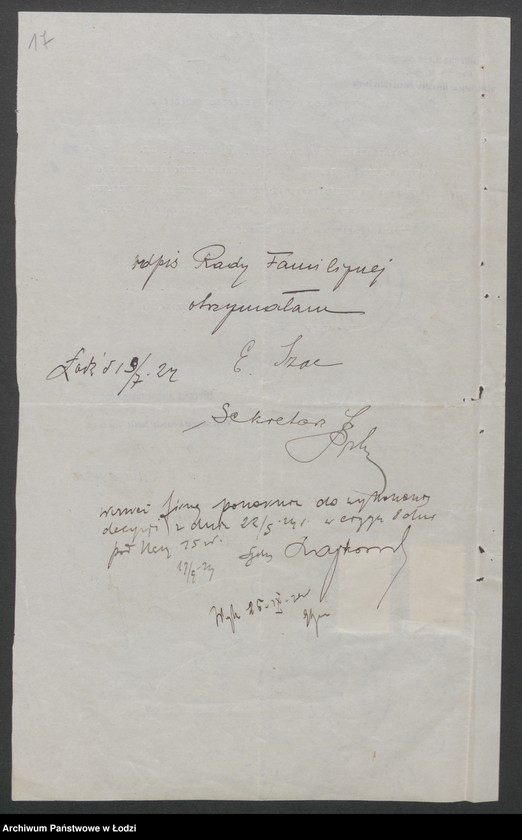 Obraz 19 z jednostki "Laboratorium Magistra N.Szaca, właściciel inż. Aleksander Russak i Szac Sukcesorowie"