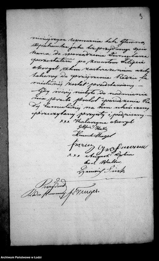 Obraz 7 z jednostki "Akta tyczące się ustanowienia opieki nad nieletnimi Baltazarem, Elżbietą i Karoliną Morgel po zmarłym Filipie Morgel"