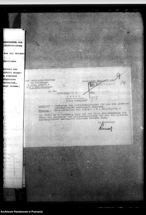 Obraz 19 z jednostki "Erkrankte und schwangere polnische Rückkehrer aus dem Altreich"