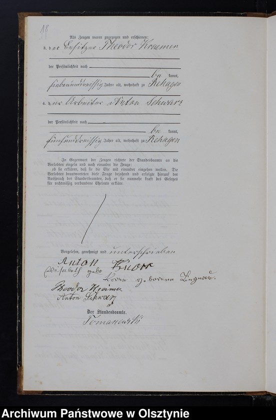 image.from.unit.number "Heiraths-Haupt-Register Nr 1 - 20"