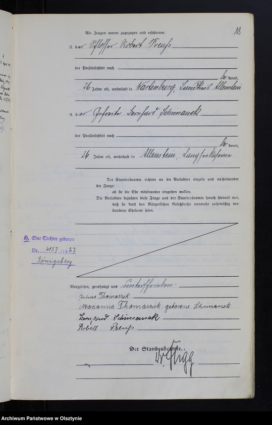 Obraz 20 z jednostki "Heirats-Haupt-Register Nr 1 - 44"